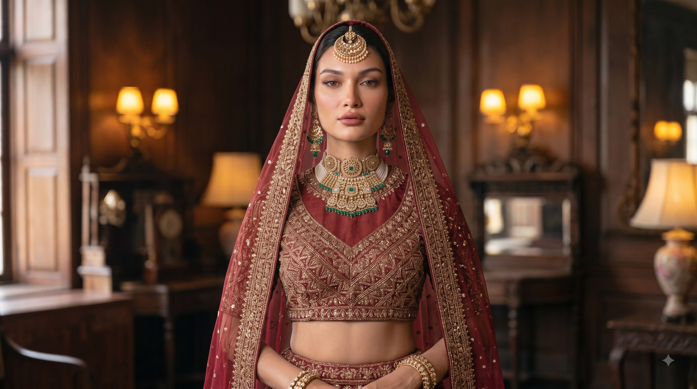 Chhavi Pink Handcrafted Sequin Embroidered Lehenga view 7