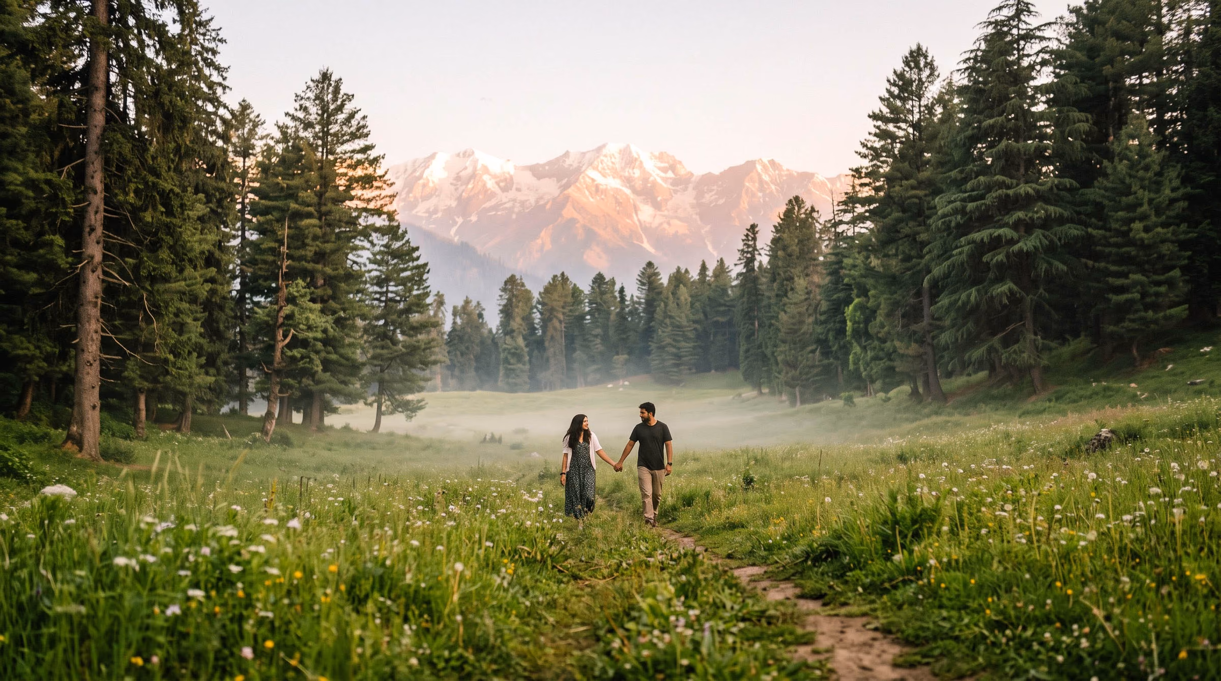 Kashmir Valley Floating Cedar Palace & Meadow Serenade view 8