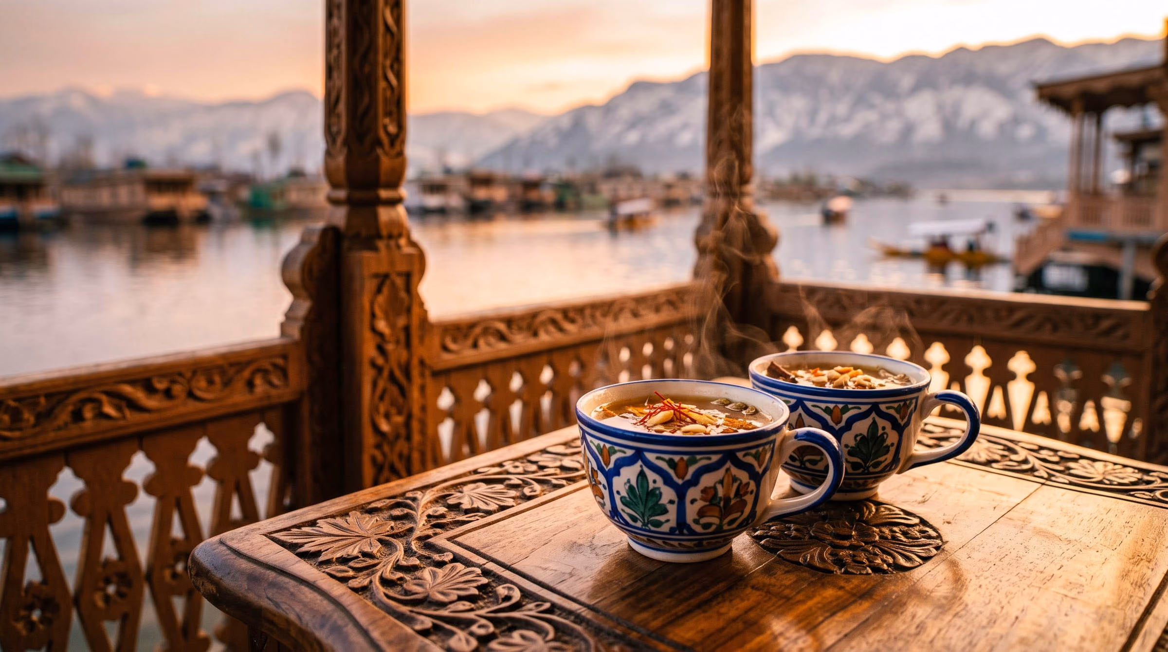 Kashmir Valley Floating Cedar Palace & Meadow Serenade view 9